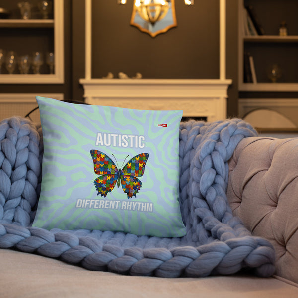 ILLTOCHILL Autism Awareness Pillow – Lifestyle Front Lifestyle 3 (White)