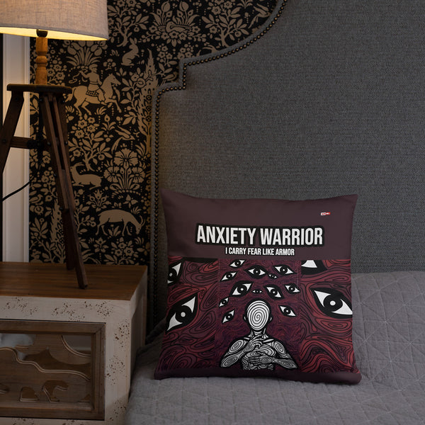 ILLTOCHILL Anxiety Awareness Pillow – Lifestyle Front Lifestyle 2 (Black)