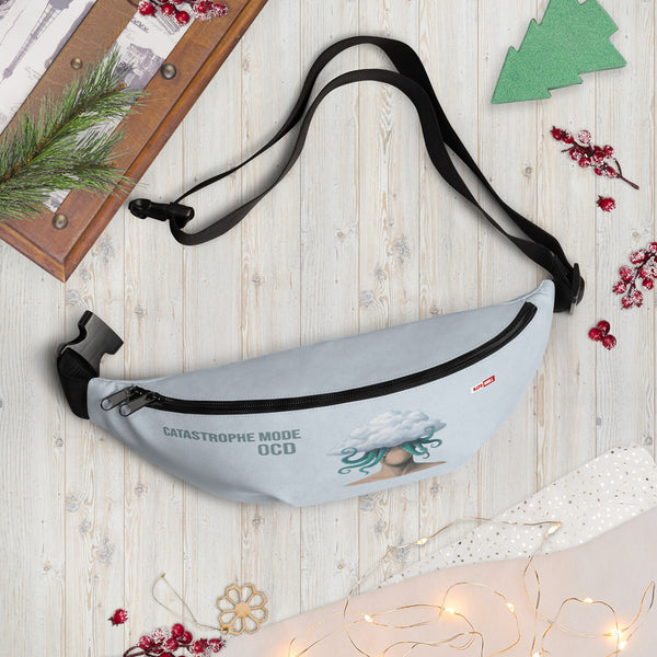 ILLTOCHILL OCD Awareness Fanny Pack – Holiday season Front (Clear)