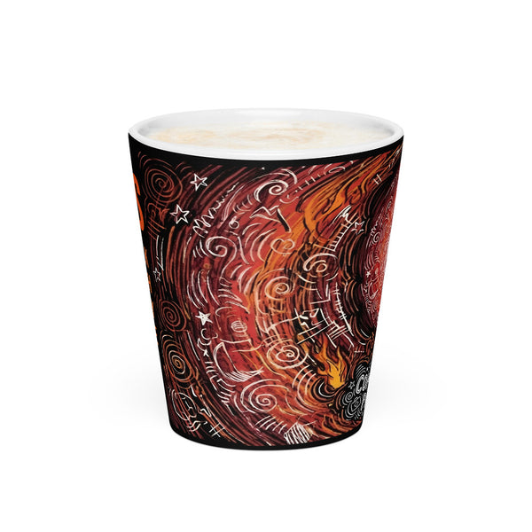ILLTOCHILL CRPS Awareness and support gift Latte mug – Flat 2 Front