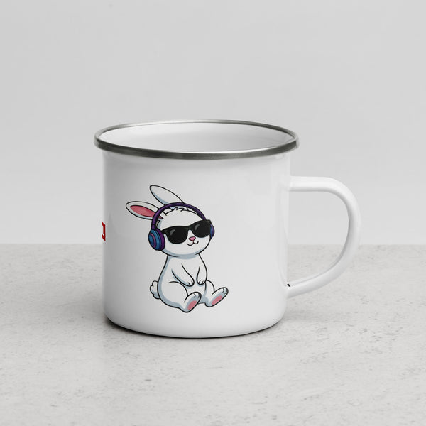 ILLTOCHILL Hard of hearing support gift for hearing impaired Enamel Mug – Lifestyle 3 Right