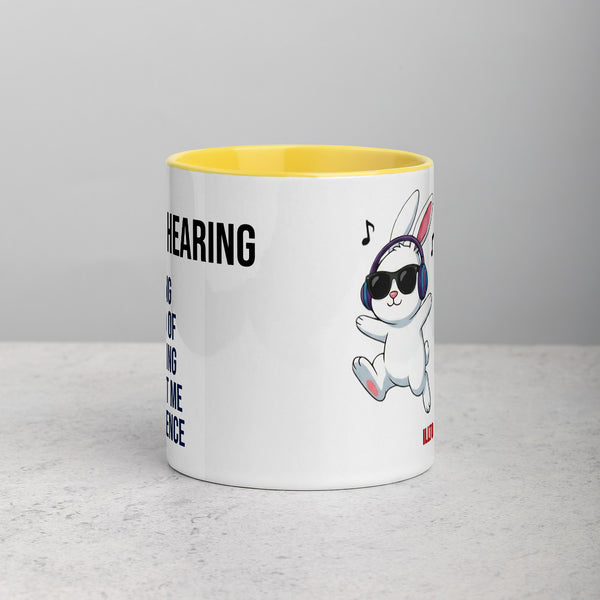 ILLTOCHILL Hard of hearing support gift for hearing impaired Mug with Color Inside – Lifestyle 2 Front