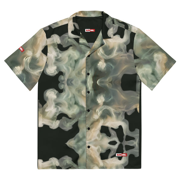 ILLTOCHILL Asthma awareness support Unisex button shirt – Flat Front (Black)