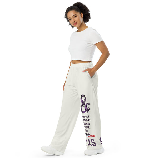 ILLTOCHILL MCAS Awareness Pants – Women's Left Front (White)