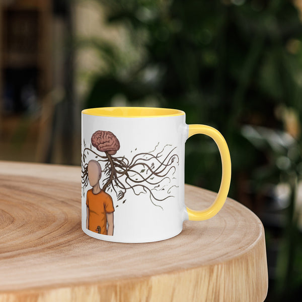 ILLTOCHILL MS awareness Multiple Sclerosis support gift Mug with Color Inside – Lifestyle 5 Right