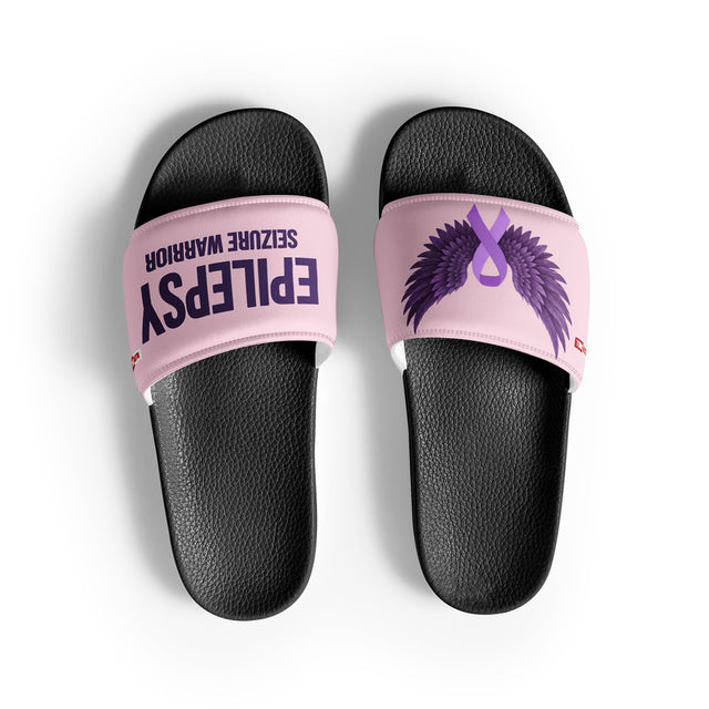 Brain Glitch Epilepsy Women’s Slides – by ILLTOCHILL Comfort Fit