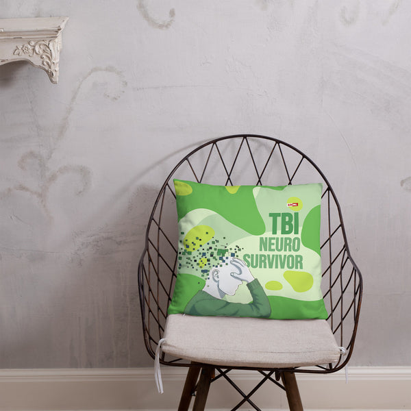 ILLTOCHILL TBI Support Pillow – Lifestyle Front Lifestyle 1 (White)