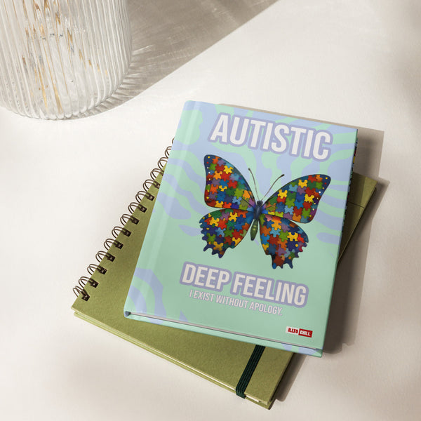 ILLTOCHILL Autism Awareness Hardcover Journal – Lifestyle 2 Front (Autism Awareness Hardcover Journal)