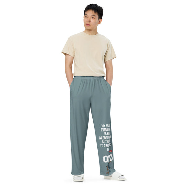 ILLTOCHILL OCD Awareness Pants – Men's Front (White)