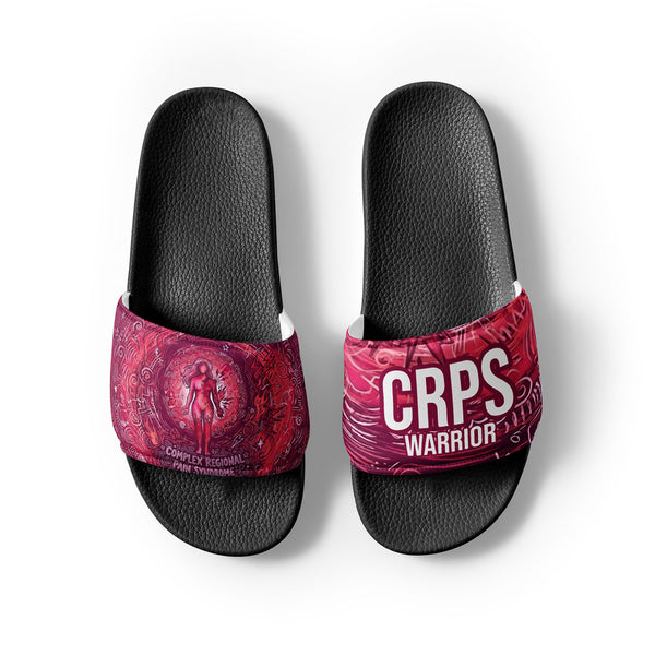 ILLTOCHILL CRPS Awareness Women's Slides – Flat Front 2 (Crps Awareness Women's Slides)