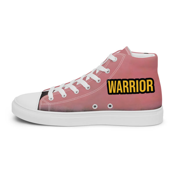 ILLTOCHILL Endometriosis awareness Endo support gift Men’s high top canvas shoes – Flat 2 Right Inside