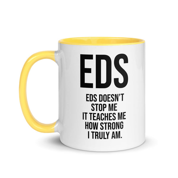 ILLTOCHILL EDS ehler danlos syndrome awareness gift Mug with Color Inside – Flat Left
