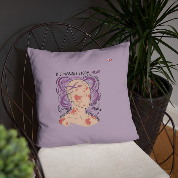 ILLTOCHILL MCAS Awareness Pillow – Lifestyle Front Lifestyle 4 (Black)