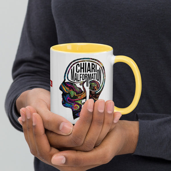 ILLTOCHILL CM Chiari Malformation awareness gift Mug with Color Inside – Lifestyle 3 Right