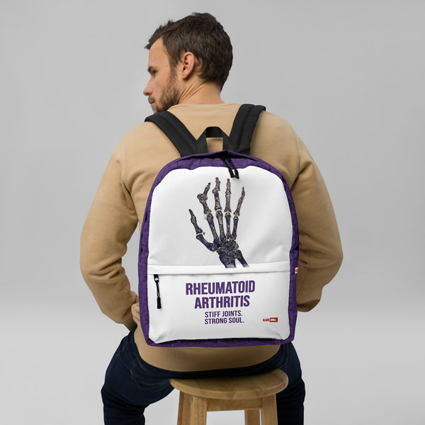 ILLTOCHILL RA Awareness Backpack – Men's Front (Clear)