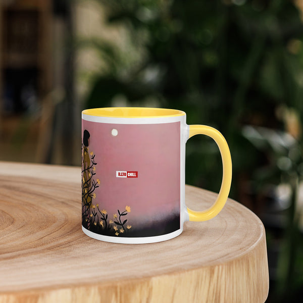 ILLTOCHILL Endometriosis awareness Endo warrior gift Mug with Color Inside – Lifestyle 5 Right