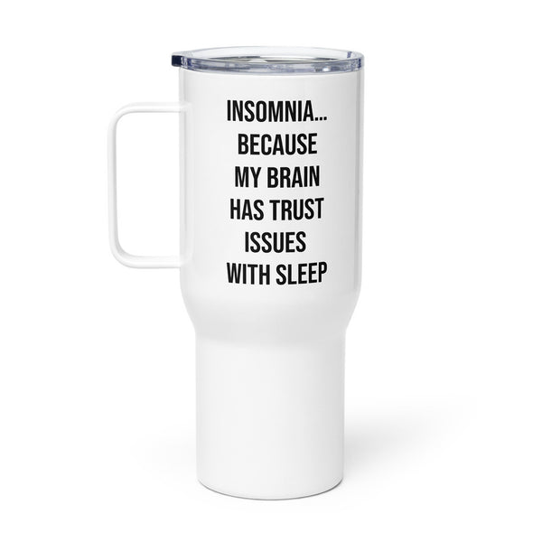 ILLTOCHILL Insomnia Night Owl Travel mug with a handle – Flat Right