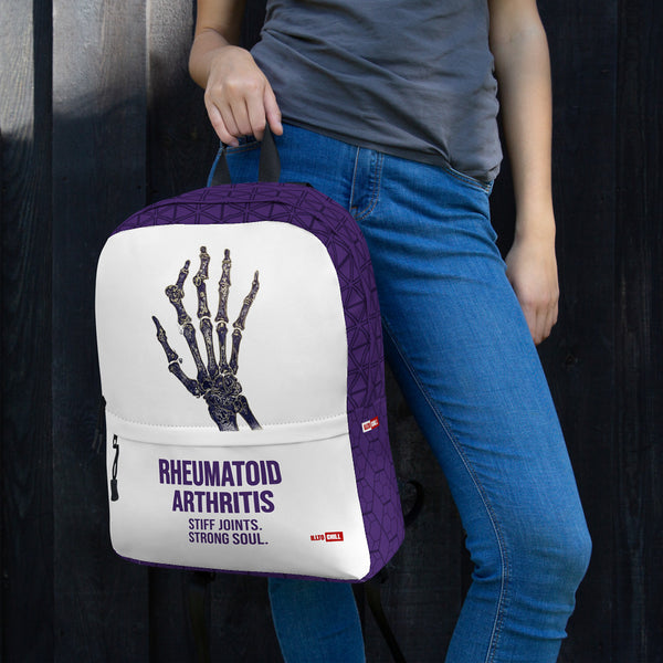 ILLTOCHILL RA Awareness Backpack – Women's Lifestyle Left (Clear)