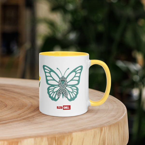 ILLTOCHILL POTS awareness gift Mug with Color Inside – Lifestyle 5 Right