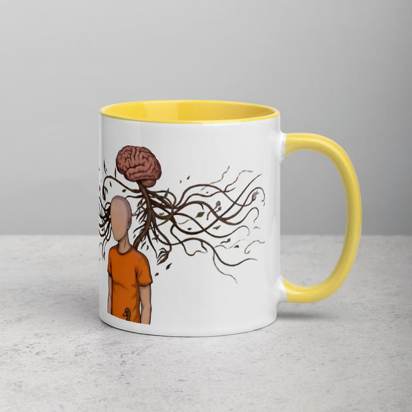 ILLTOCHILL MS awareness Multiple Sclerosis support gift Mug with Color Inside – Lifestyle 2 Right