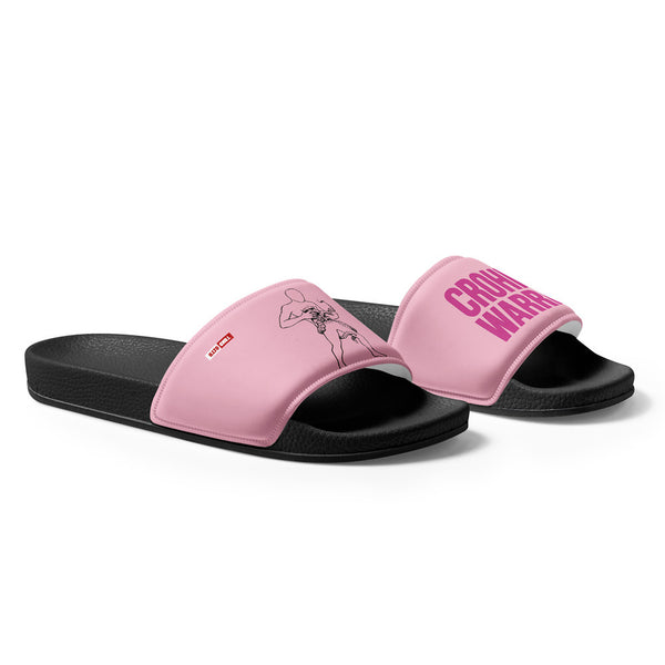 ILLTOCHILL Crohn's Disease Awareness Women's Slides – Flat Right Front (Crohn's Disease Awareness Women's Slides)