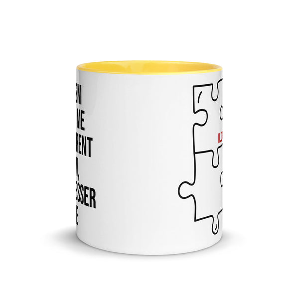 ILLTOCHILL Autism awareness neurodiversity gift Mug with Color Inside – Flat Front