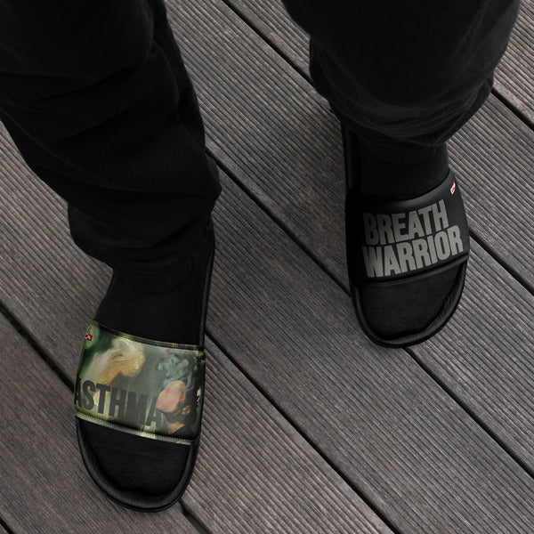 ILLTOCHILL Asthma Support Men's Slides – Men's Lifestyle Front (Asthma Support Men's Slides)