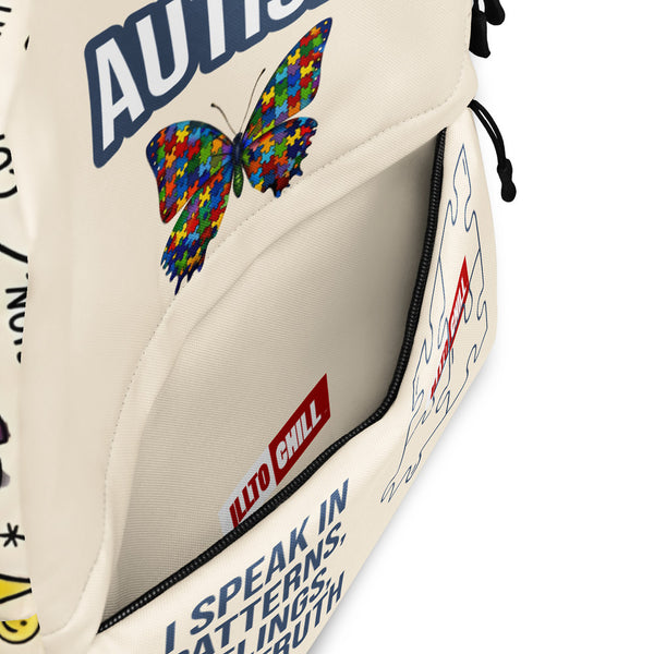 ILLTOCHILL Autism Awareness Backpack – Product details Product details 2 (Clear)