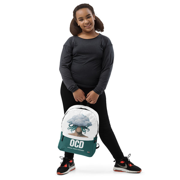 ILLTOCHILL OCD Awareness Backpack – Girl's Front (Clear)
