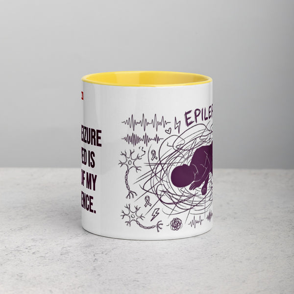 ILLTOCHILL Epilepsy awareness and support gift Mug with Color Inside – Lifestyle 2 Front