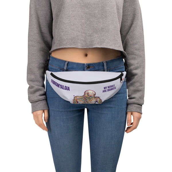 ILLTOCHILL Fibromyalgia Support Fanny Pack – Women's Front (Clear)