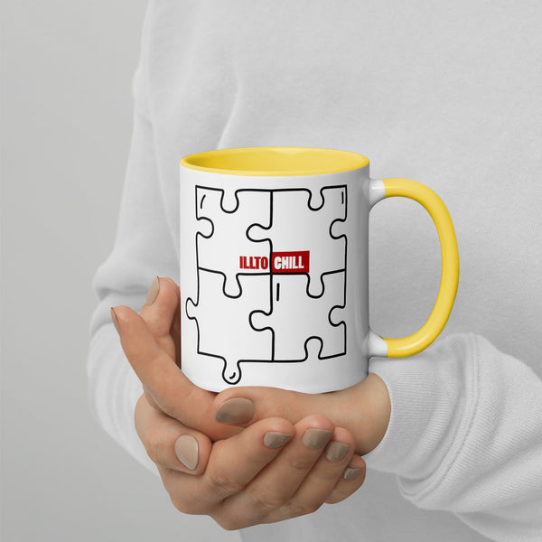 ILLTOCHILL Autism awareness neurodiversity gift Mug with Color Inside – Lifestyle 4 Right
