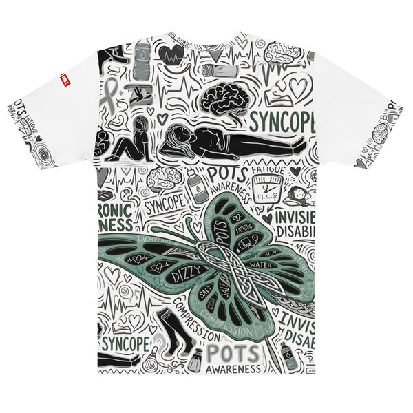 ILLTOCHILL POTS Awareness T-Shirt – Flat Back (White)