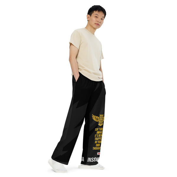 ILLTOCHILL Insomnia Awareness Pants – Men's Right Front (White)