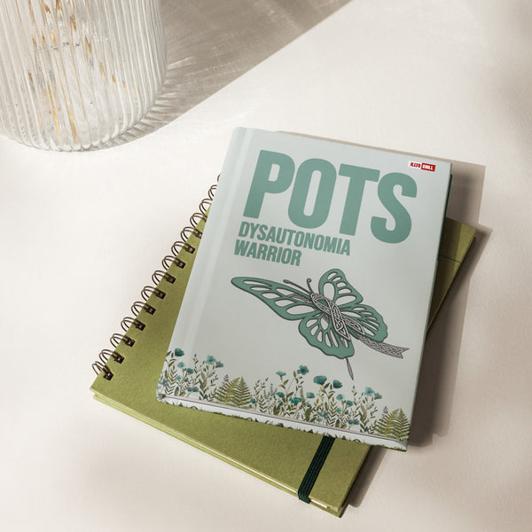 ILLTOCHILL POTS Awareness Hardcover Journal – Lifestyle 2 Front (Pots Awareness Hardcover Journal)