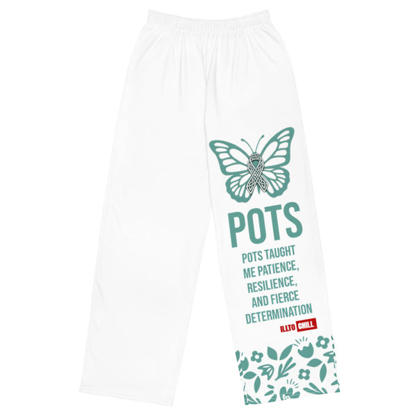 ILLTOCHILL POTS Awareness Pants – Flat Front (White)