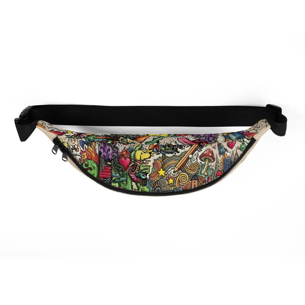 ILLTOCHILL ADHD Awareness Fanny Pack – Default Top (Black)