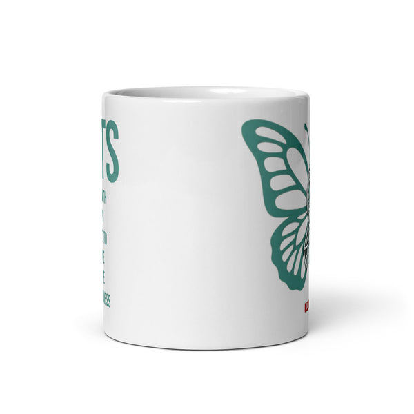 ILLTOCHILL POTS awareness gift White glossy mug – Default Front view