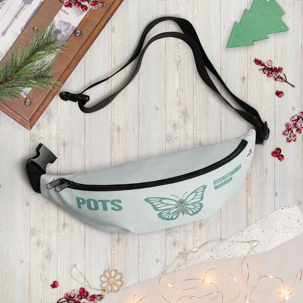 ILLTOCHILL POTS Awareness Fanny Pack – Holiday season Front (Clear)