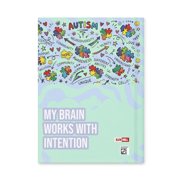 ILLTOCHILL Autism Awareness Hardcover Journal – Flat Back (Autism Awareness Hardcover Journal)