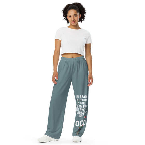 ILLTOCHILL OCD Awareness Pants – Women's Front (White)