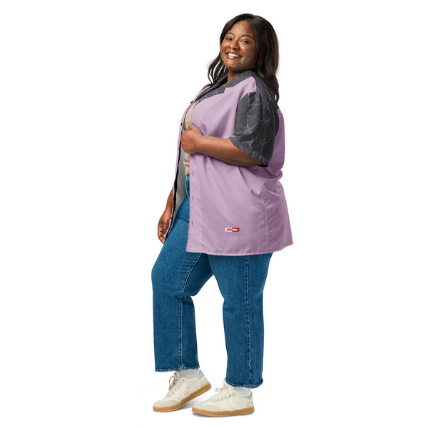 ILLTOCHILL MCAS awareness Mast cell activation syndrome Unisex button shirt – Women's 3 Left (Black)