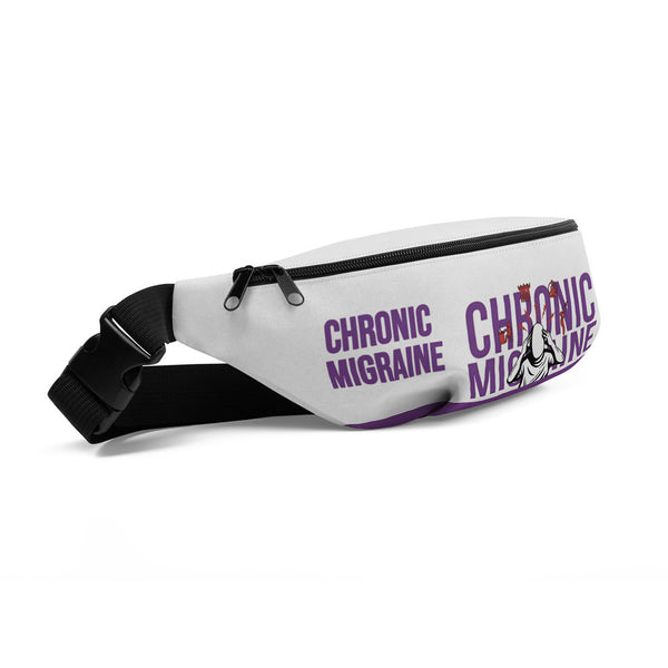 ILLTOCHILL Migraine Awareness Fanny Pack – Default Front Left (Clear)
