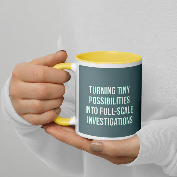 ILLTOCHILL OCD awareness Obsessive-Compulsive Disorder gift Mug with Color Inside – Lifestyle 4 Left