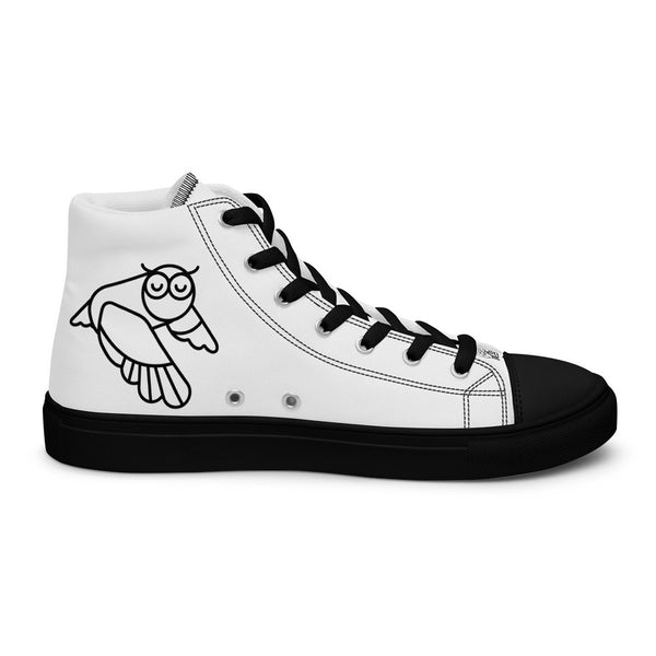 ILLTOCHILL Insomnia Awareness Women's High Top Shoes – Flat 2 Left Inside (Insomnia Awareness Women's High Top Shoes)