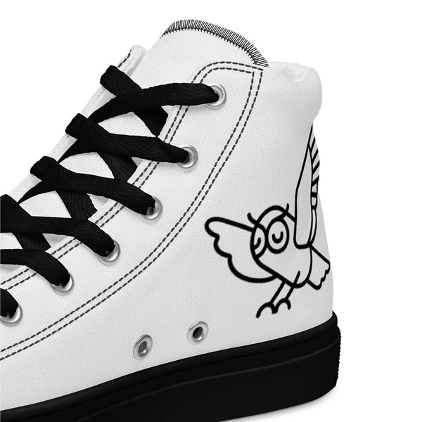 ILLTOCHILL Insomnia Awareness Women's High Top Shoes – Product details Product details 2 (Insomnia Awareness Women's High Top Shoes)