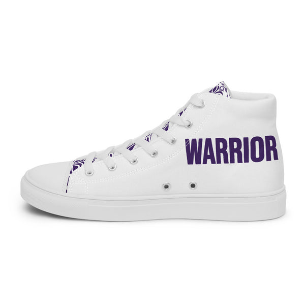ILLTOCHILL CM Chiari Malformation awareness gift men’s high top canvas shoes – Flat 2 Right Inside