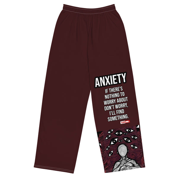 ILLTOCHILL Anxiety Awareness Pants – Flat Front (White)