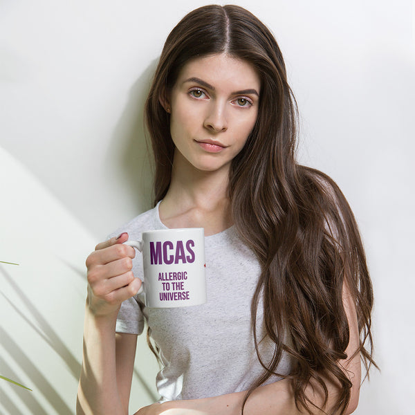ILLTOCHILL MCAS awareness Mast cell activation syndrome gift White glossy mug – Lifestyle Woman