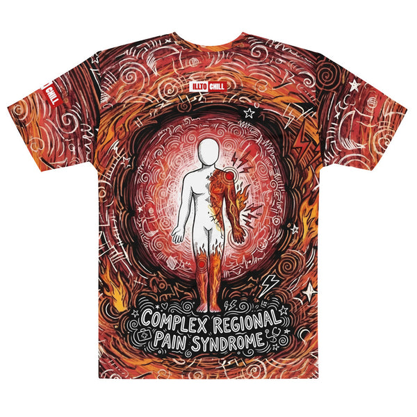 ILLTOCHILL CRPS Awareness T-Shirt – Flat Back (Black)